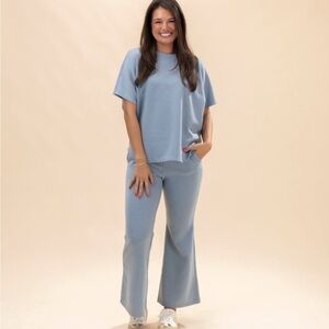 Scarlett Light Mocha Flare Pants & Top Set